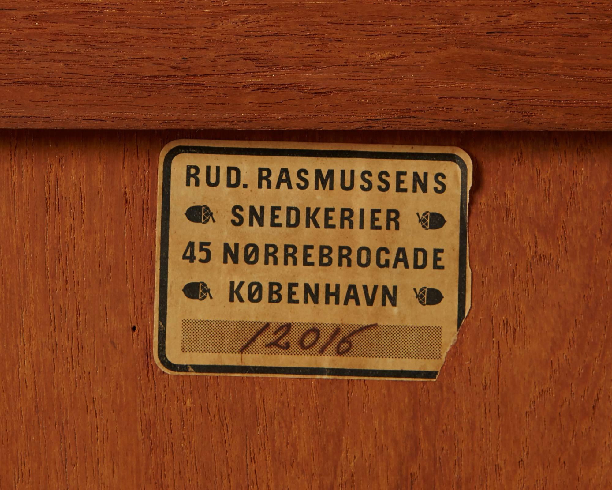 Teak Cabinet Designed by Kaare Klint for Rud Rasmussen, Denmark, 1930s