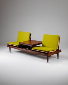 Mueble modular para la tele «Modelo 161», diseñado por Hans Olsen para Bramin, Dinamarca, 1957