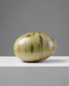 Egg sculpture designed by Vincent Nilsson for Höganäs, Sweden, 1990s