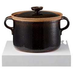 Casserole dish designed by Karin Björquist for Gustavsberg, Sweden, 1962