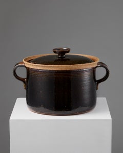 Casserole dish designed by Karin Björquist for Gustavsberg, Sweden, 1962