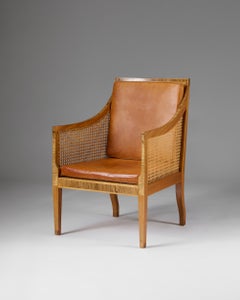 Silla Bergère «Modelo 4488», diseñada por Kaare Klint para Rud Rasmussen, Dinamarca