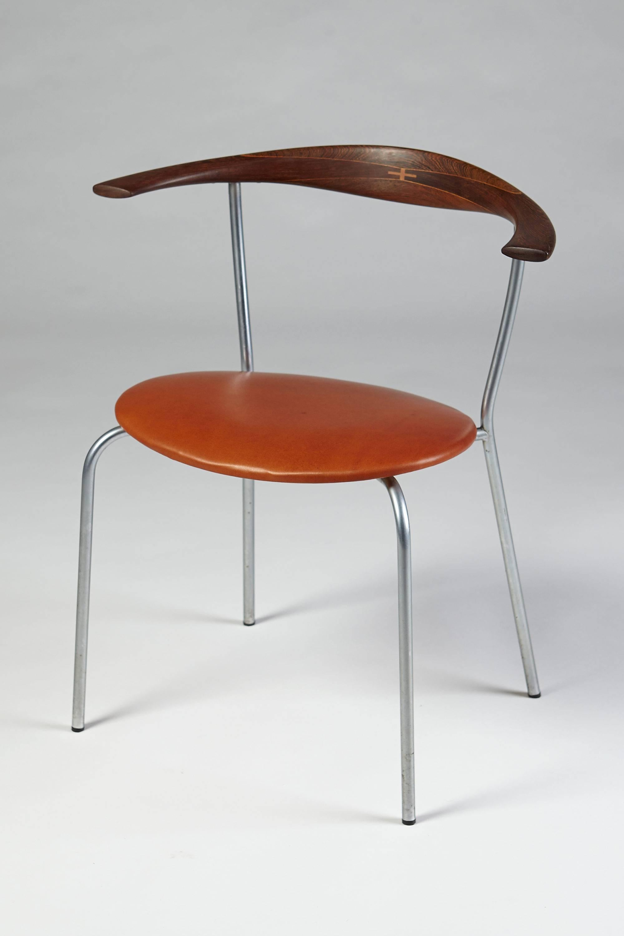 Scandinavian Modern Dining chairs designed by Hans Wegner for Johannes Hansen, Denmark, 1960s