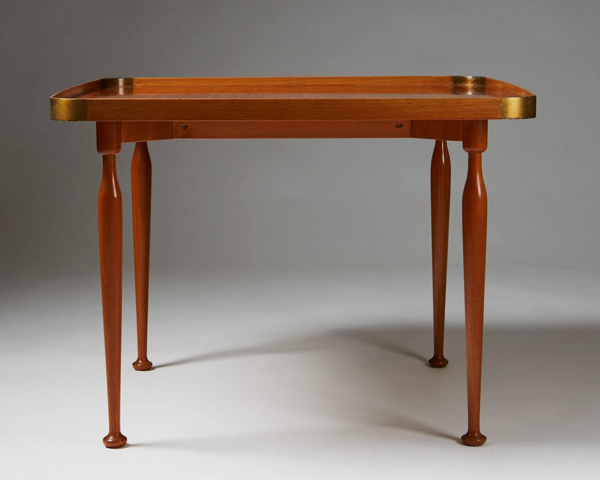 Scandinavian Modern Occasional Table Model 1074 Designed by Josef Frank for Svenskt Tenn