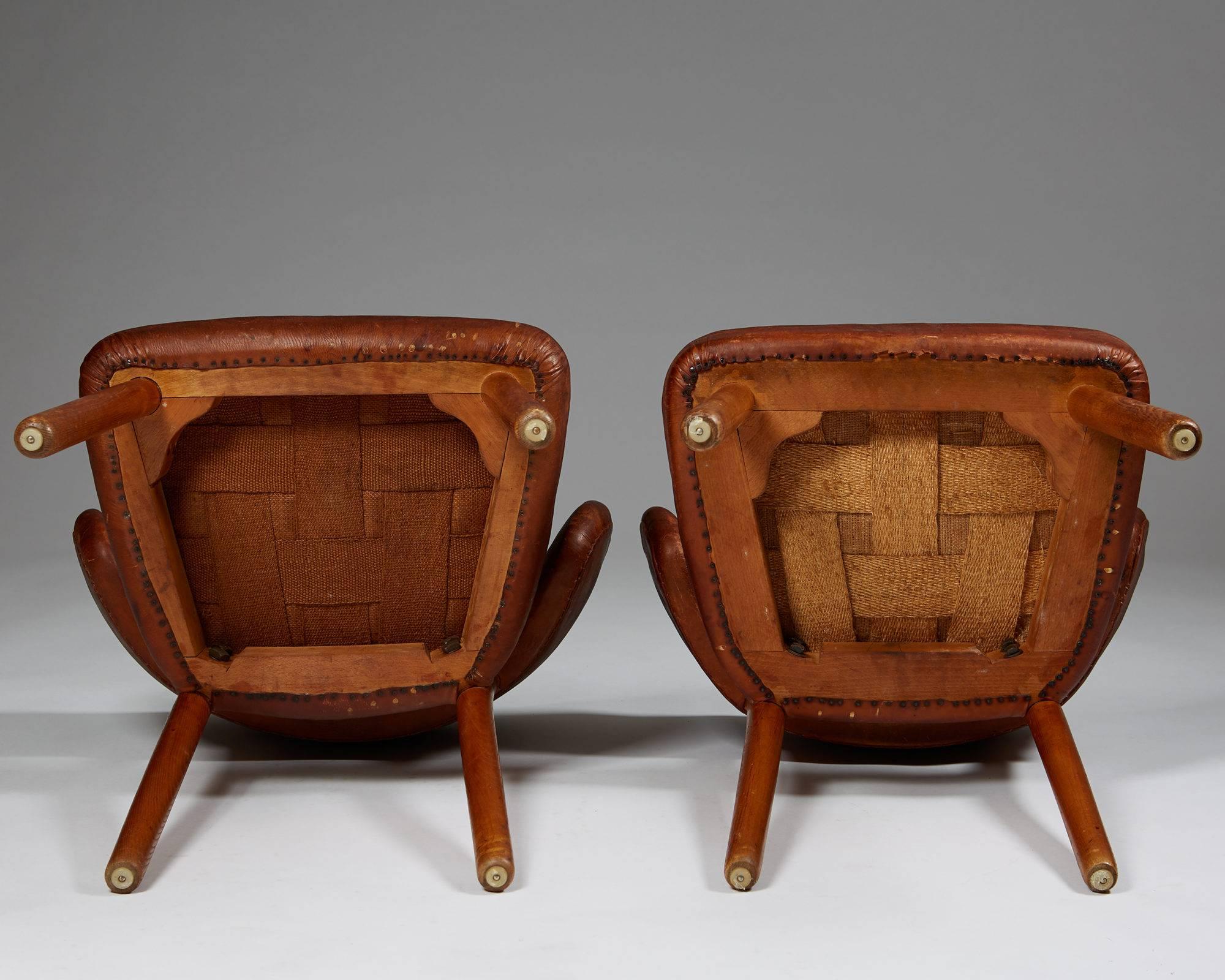 Pair of Chairs Designed by Hans-Christian Hansen and Viggo Jörgensen 3