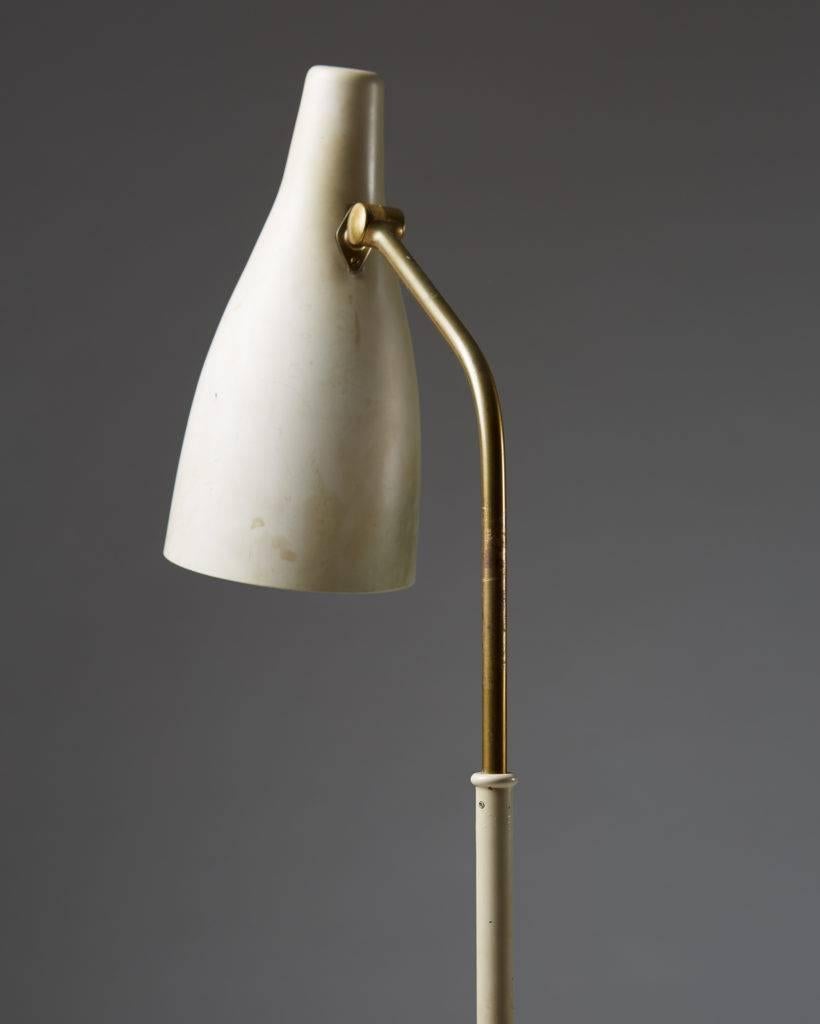 Scandinavian Modern Floor Lamp Model G-09, Anonymous for Bergboms, Sweden, 1950s