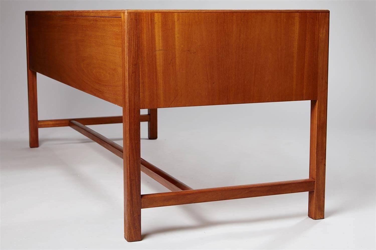 Brass Desk Designed by Josef Frank for Haus Und Garten, Austria, 1932