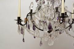 Rock Crystal Chandelier, 19th Century
