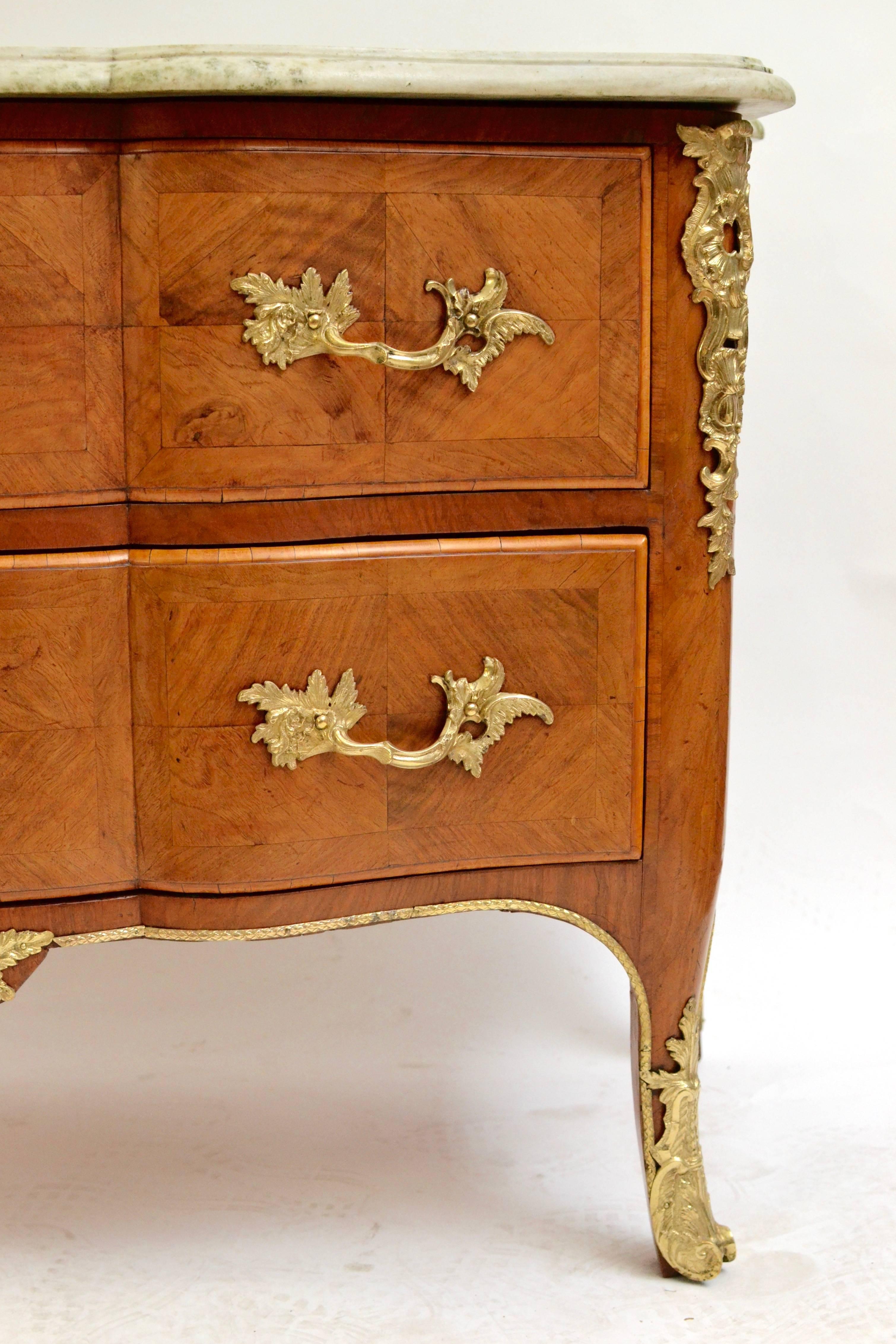 Mid-18th Century Important Swedish Rococo ''Commode en Console by Olof Martin Active 1736-1764