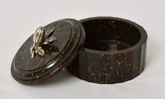 Silver Mounted Swedish Porphyry Box