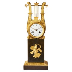 A French Thomire Bronze Empire Clock