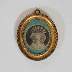 French 18th Century Miniature Fashion Engraving, c. 1780