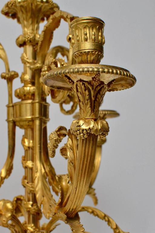 Late 18th Century Important Pair of Louis XVI Candelabra Attributed to Francois Remond