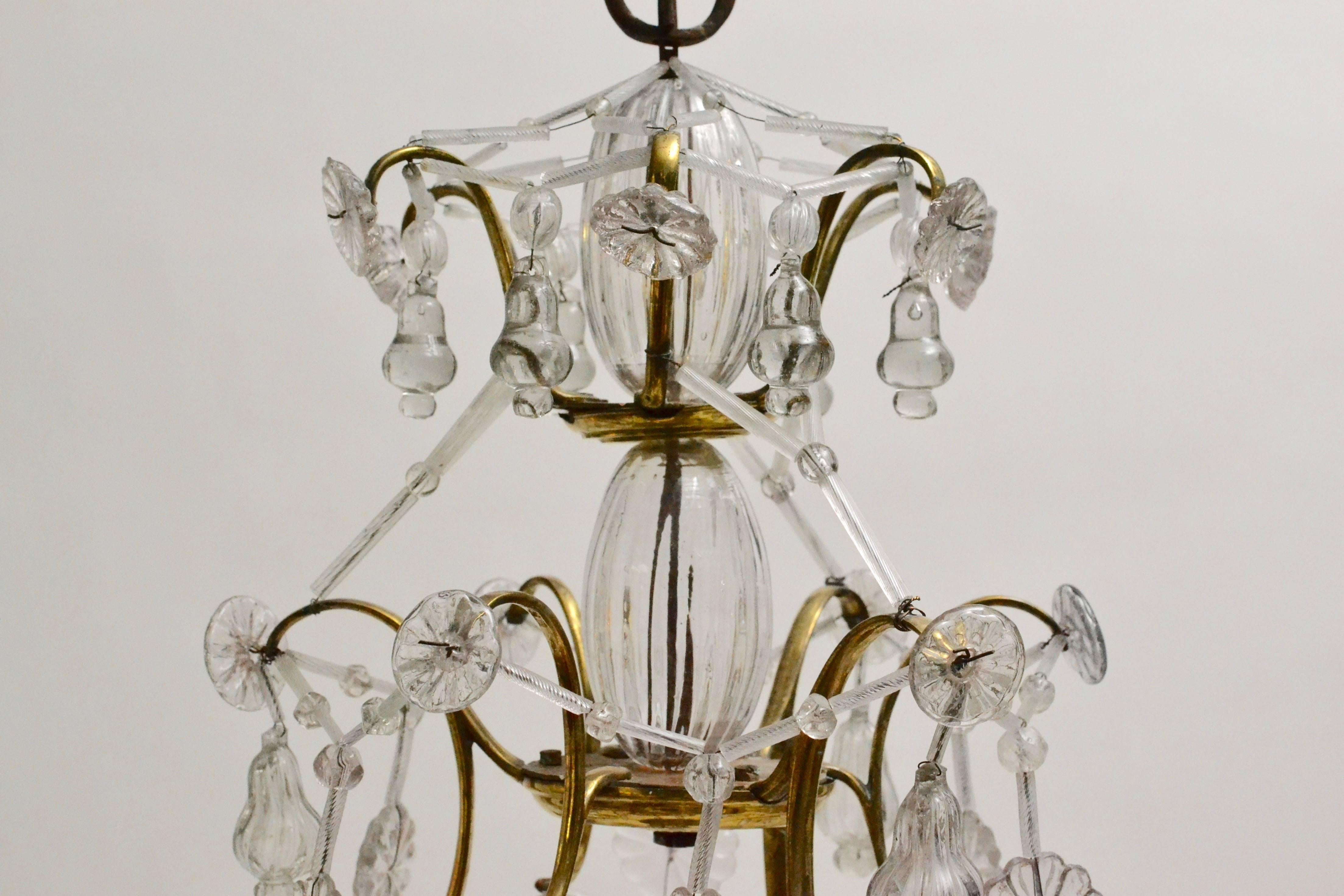 Swedish Rococo Chandelier, 18th Century In Excellent Condition In Stockholm, SE