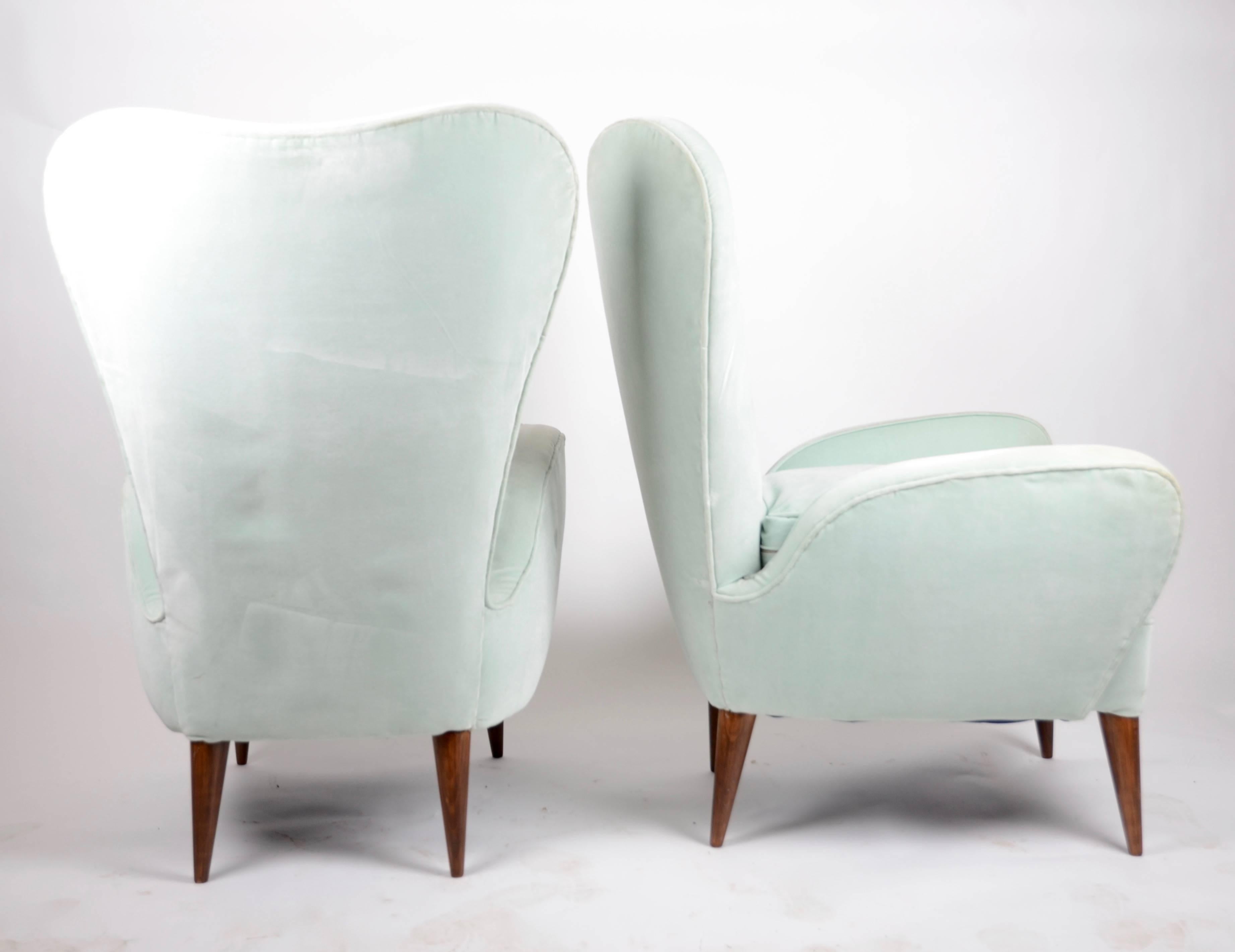 20th Century Lounge Chairs, Italian, 1950s-1960s