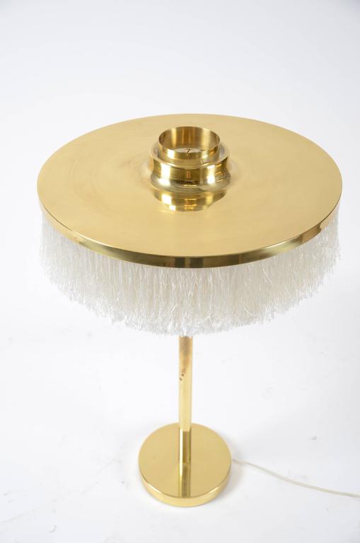 Silk Fringe Table Lamp, by Hans-Agne Jakobsson, Markaryd, 1960s In Good Condition In Stockholm, SE