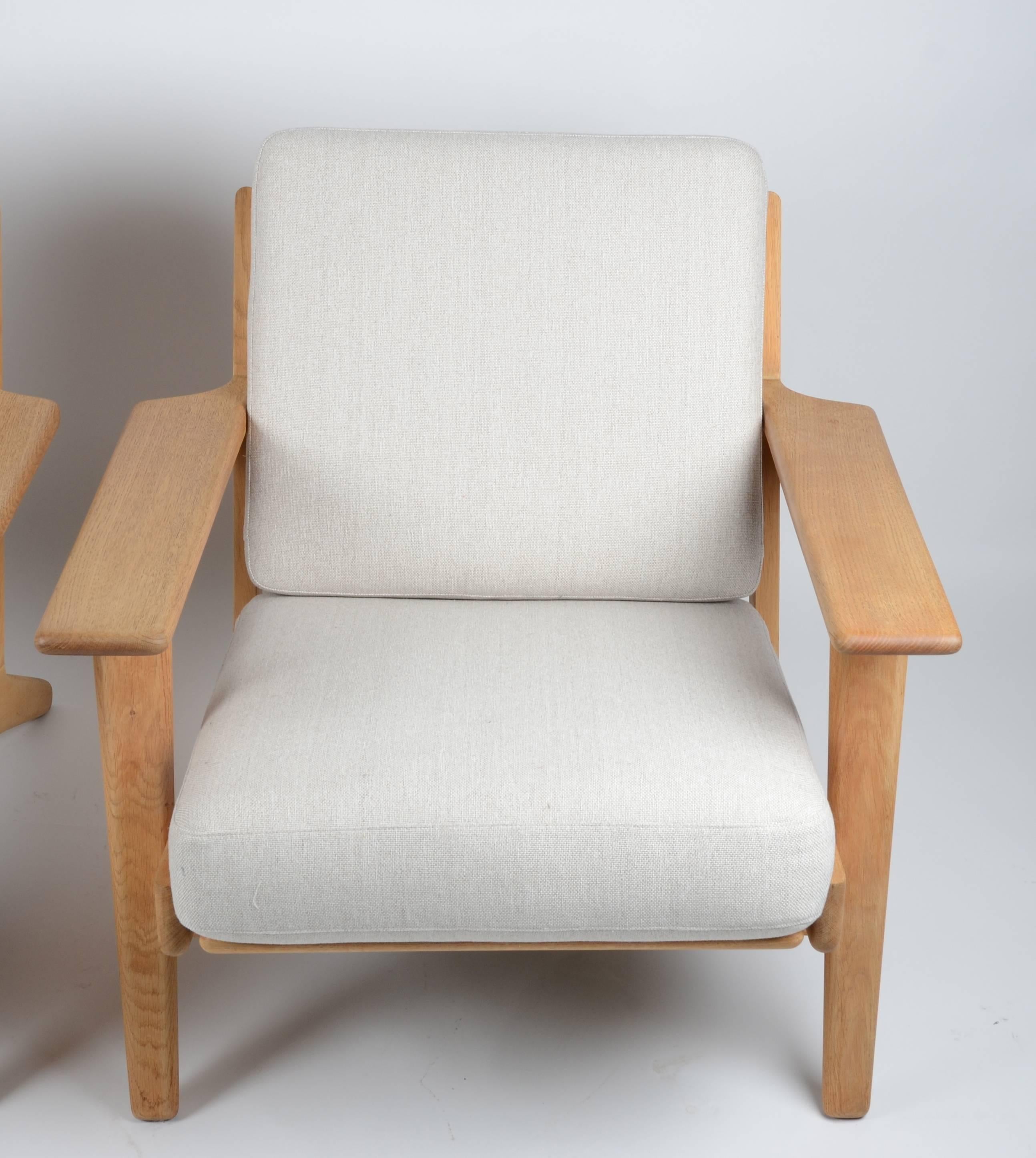 Danish Lounge Chair, GE290 by Hans J. Wegner for GETAMA, Denmark, 1950s-1960s