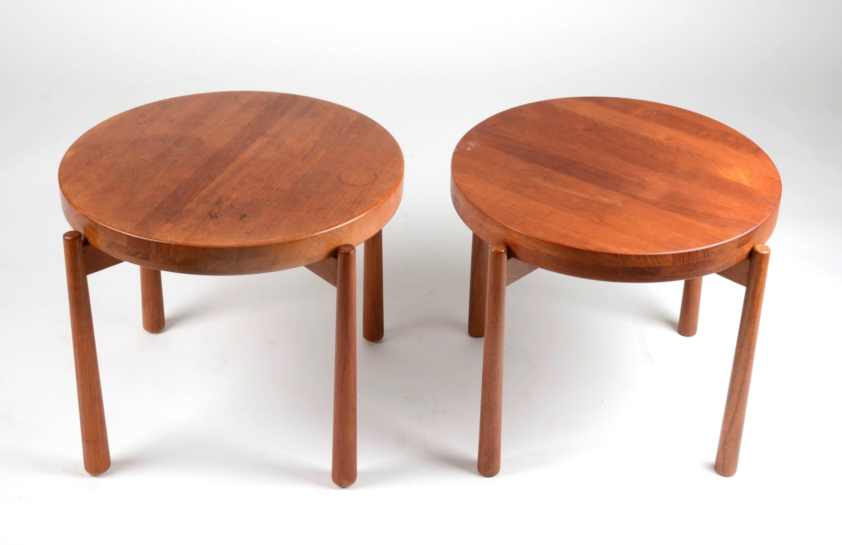 Scandinavian Modern Pair of Tray Tables, in the Style of Jens Quistgaard, Denmark, Mid-1900s For Sale