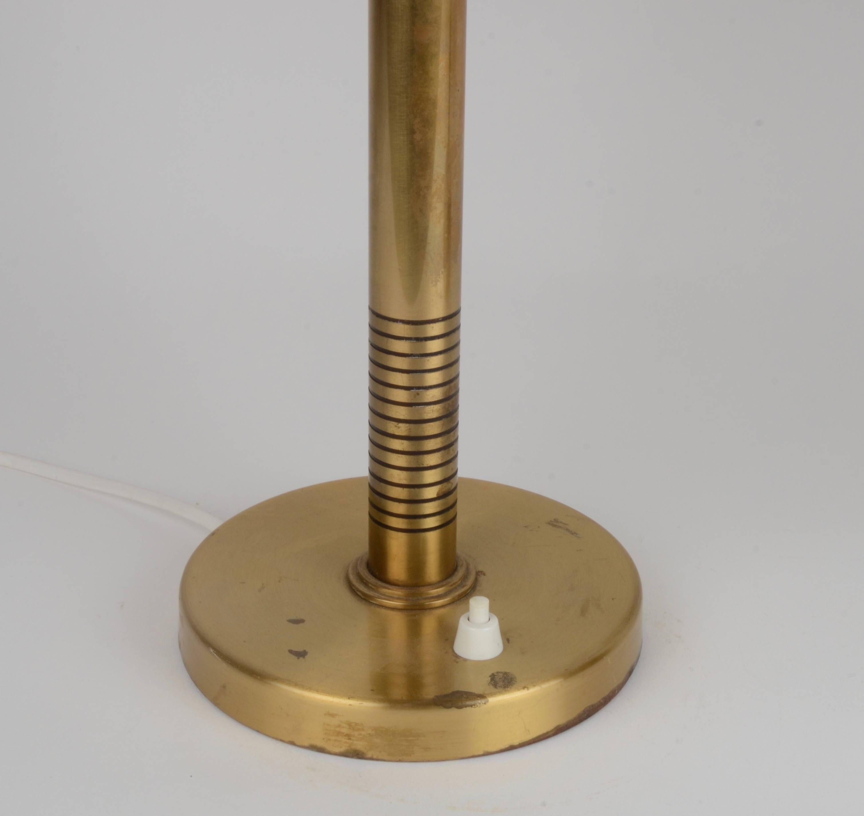 Bertil Brisborg, a Pair of Table Lamps, Brass, Sweden, 1950s In Good Condition In Stockholm, SE