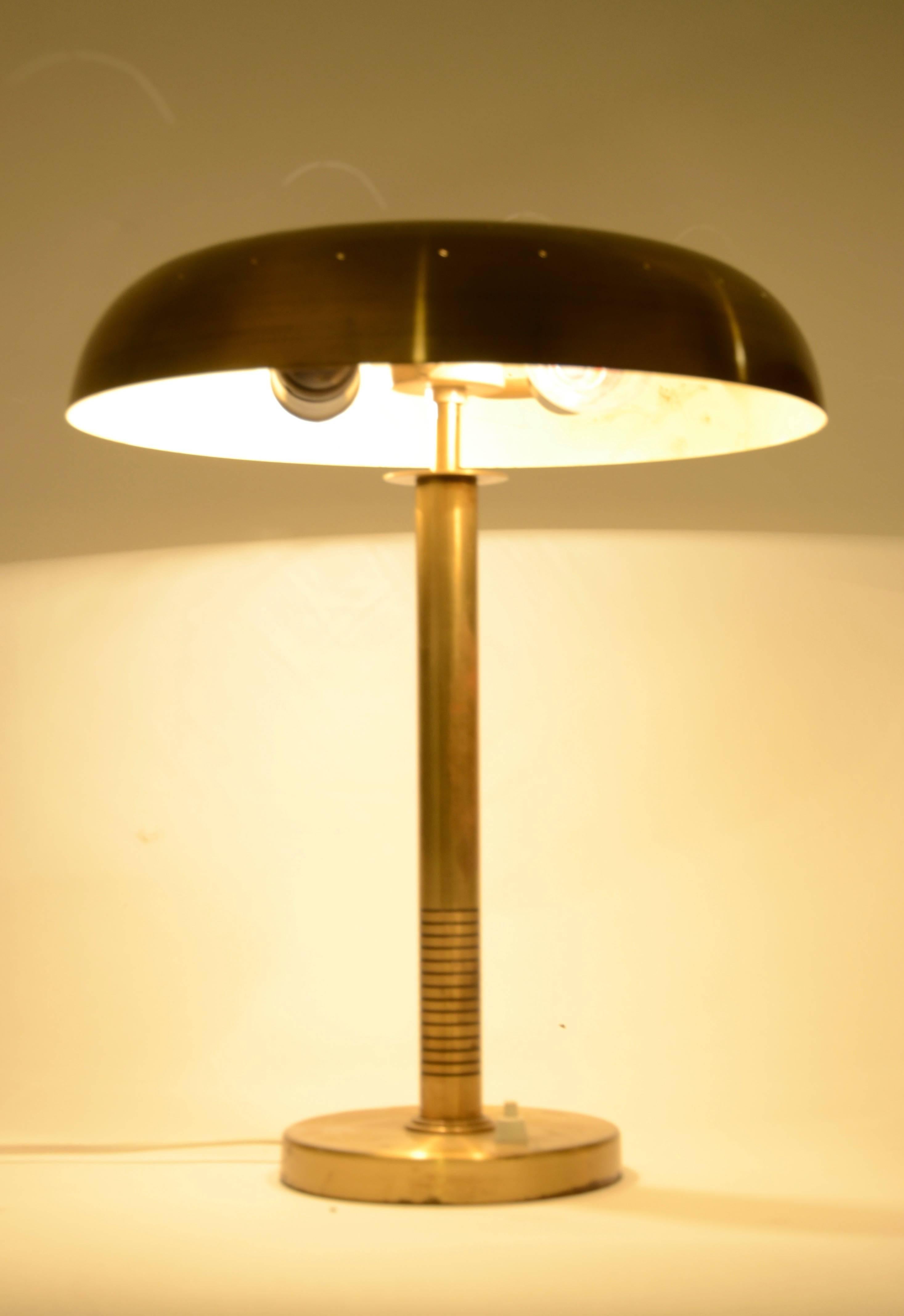 Bertil Brisborg, a Pair of Table Lamps, Brass, Sweden, 1950s 1