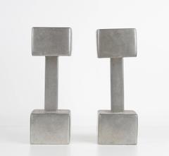 Astrid Fog a Pair of Candlesticks for Just Andersen, Denmark, 1960s