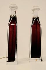 Pair of Table Lamps by Carl Fagerlund for Orrefors