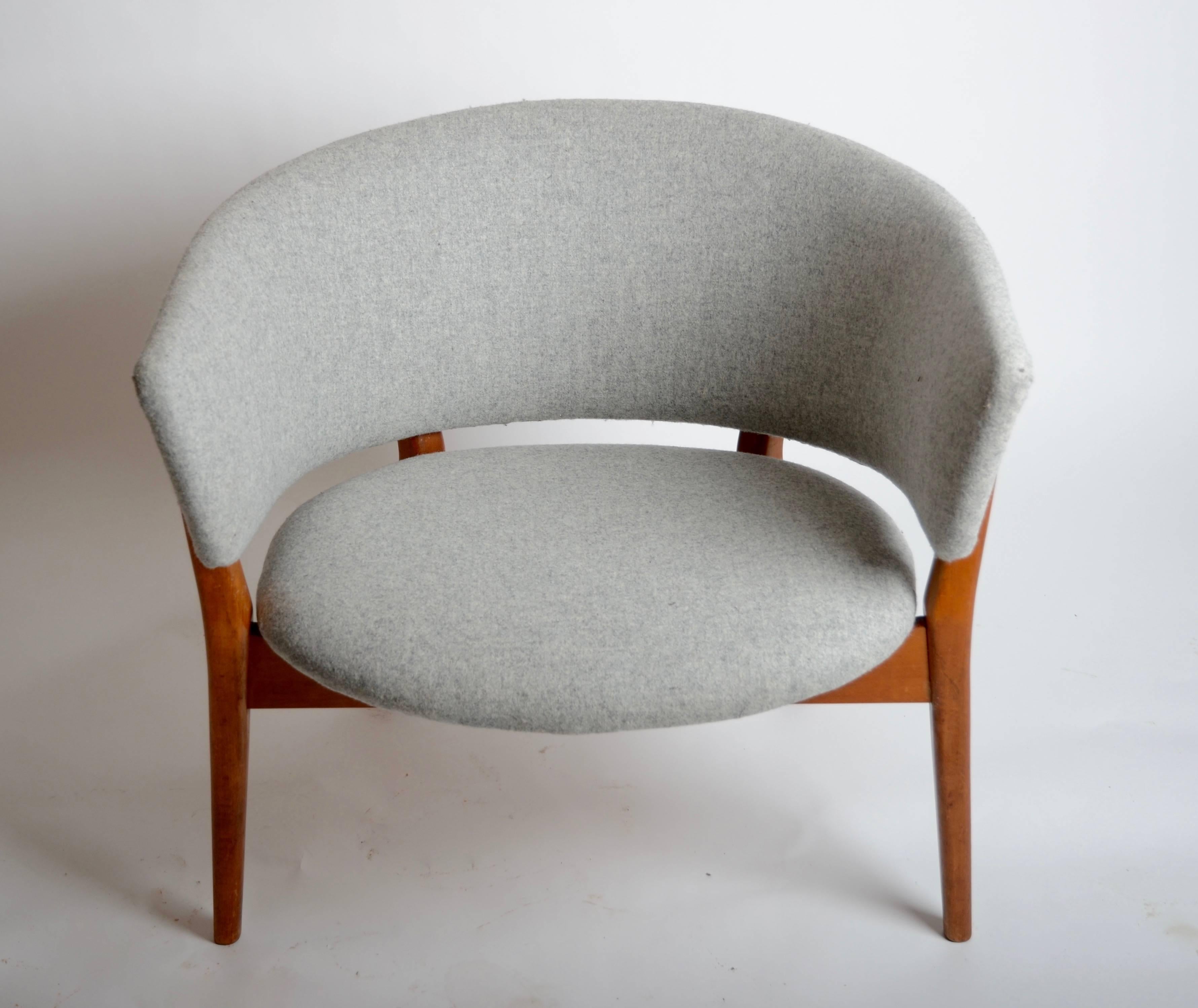 Scandinavian Modern Nanna Ditzel Armchairs, Model ND 83