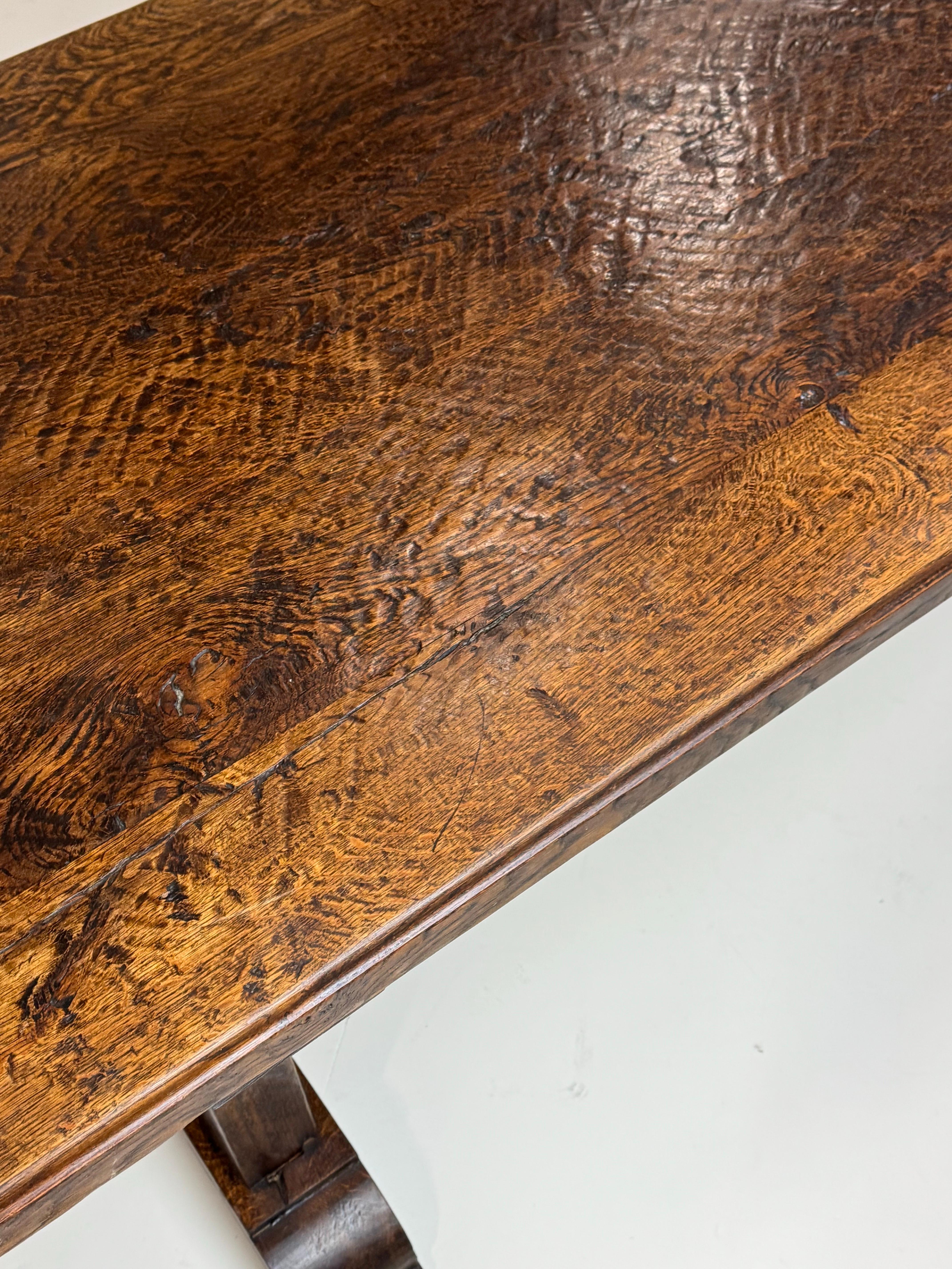 Table monastère belge chêne 230cm en vente 6