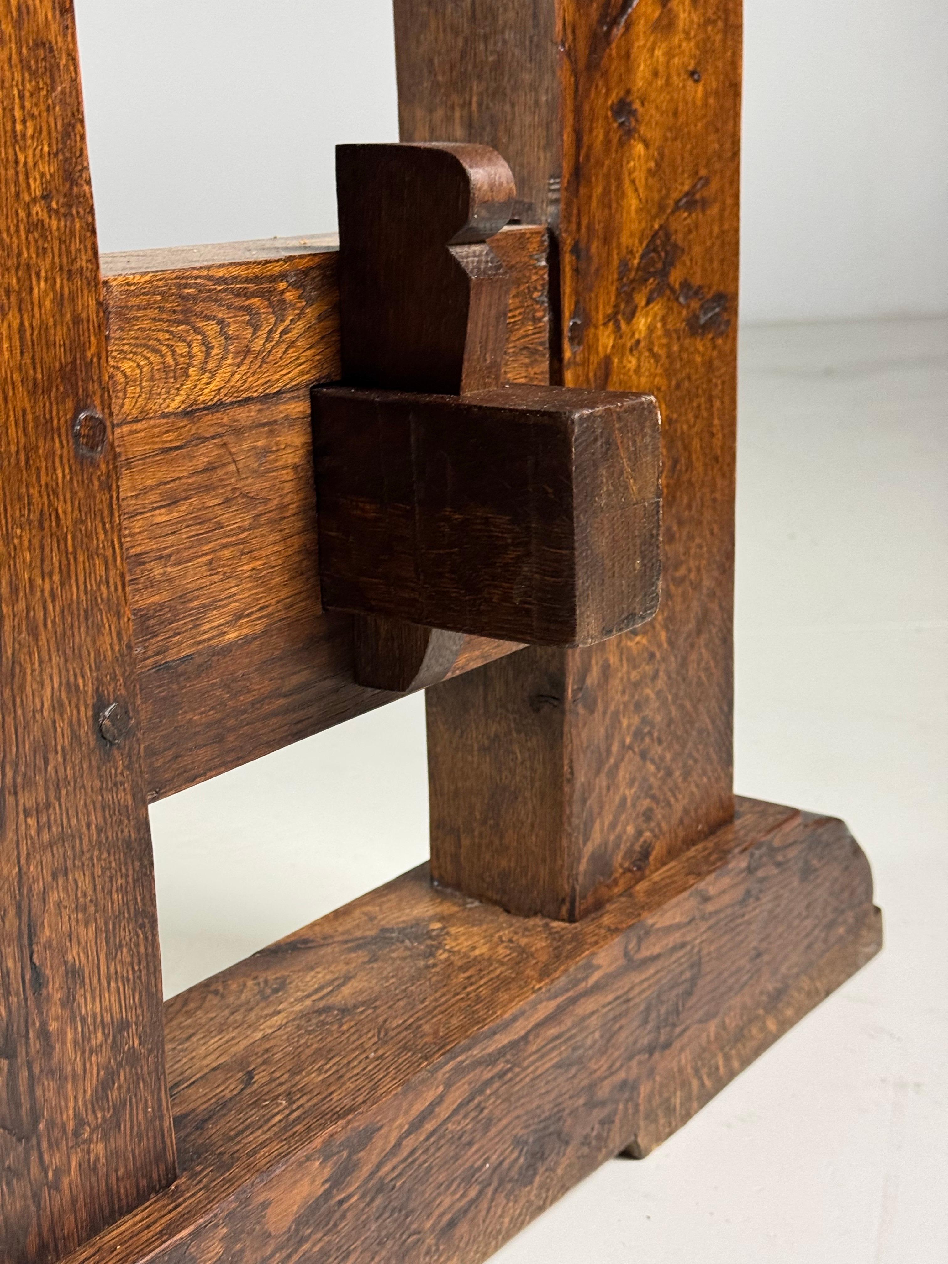 Table monastère belge chêne 230cm en vente 7