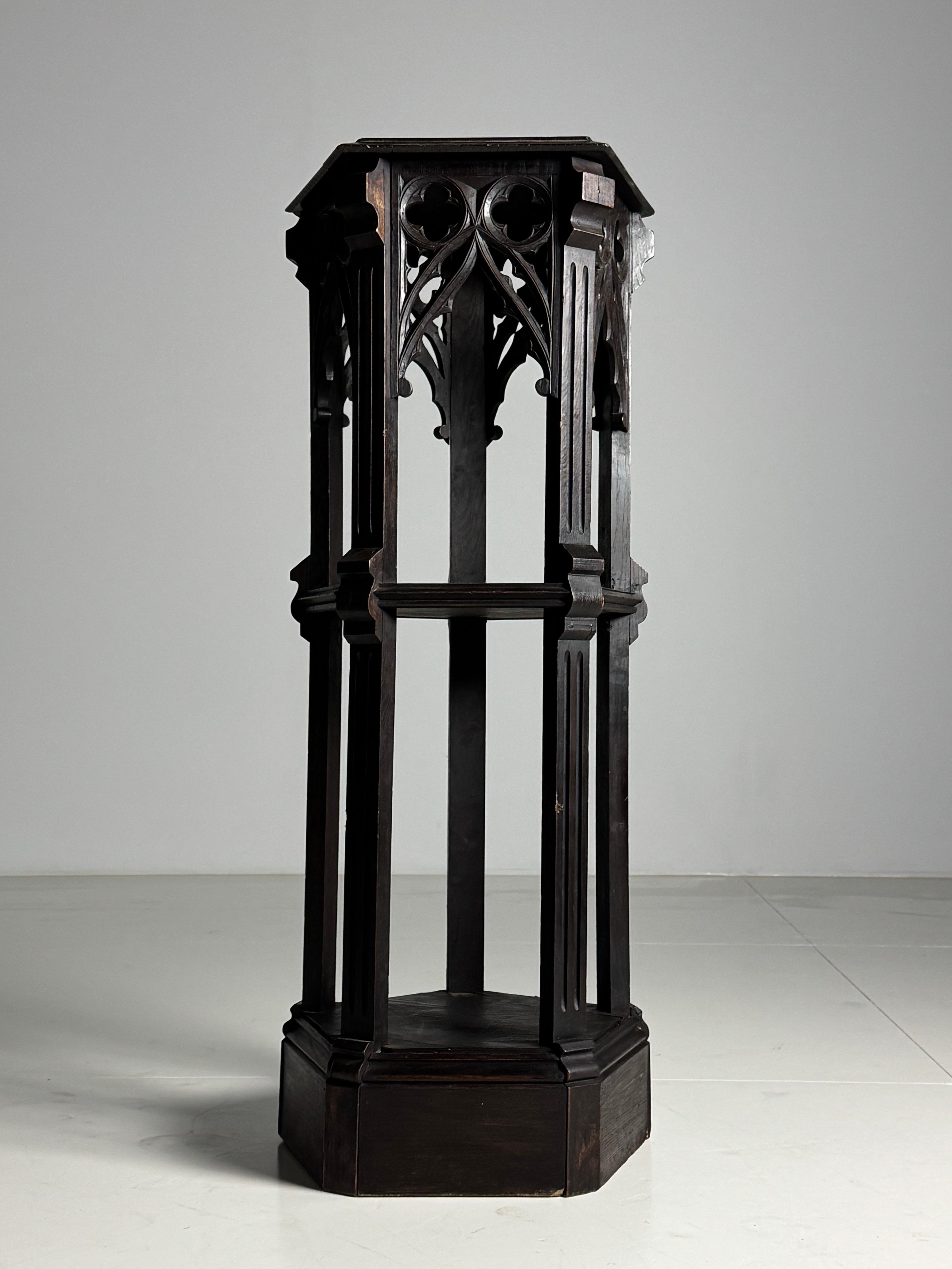 Late 19th Century Gothic Column French 19th Century For Sale