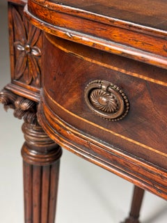 English Regency-style mahogany table