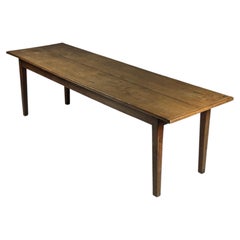 19th-century French dining table, 262 cm