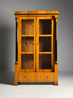 German Biedermeier Display Cabinet, 19th century