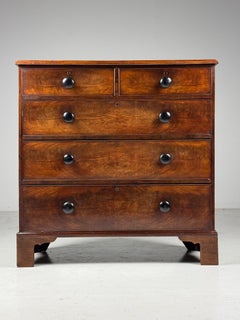 19th-century mahogany chest of drawers