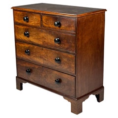 19th-century mahogany chest of drawers