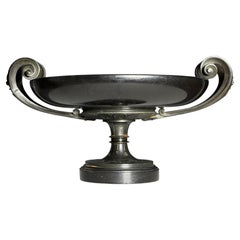 19th-century bronze tazza