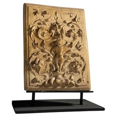 Small 19th-century plaster panel
