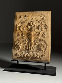 Small 19th-century plaster panel