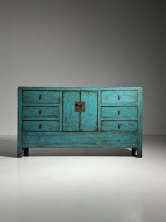 Chinese sideboard, blue