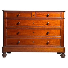 19th-century mahogany chest of drawers