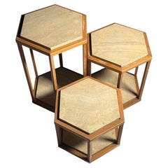 Set of 3 Roche Bobois side tables