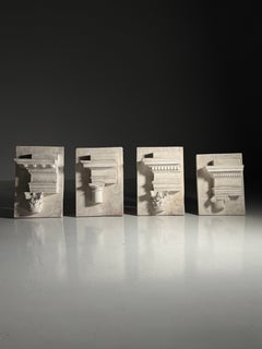 Set of 4 architectural orders wall decorations