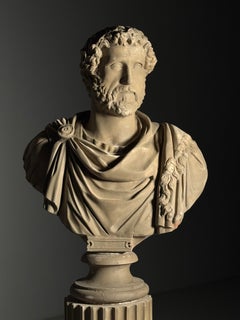 Busto de Antonino Pío sobre un pedestal