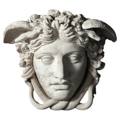 Medusa wall decoration, plaster