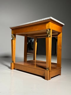 Empire-style trumeau with marble top