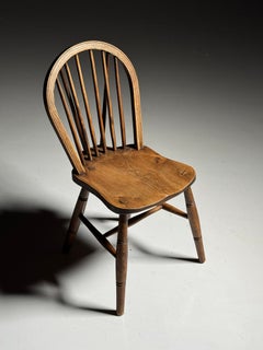 Ensemble de 6 chaises Windsor antiques