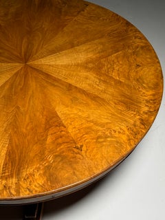 19th-century walnut centre table