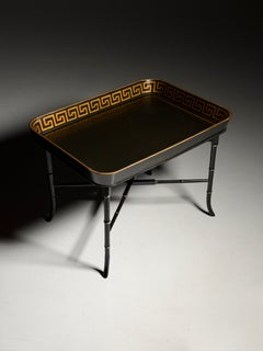 Faux Bamboo tray table / side table