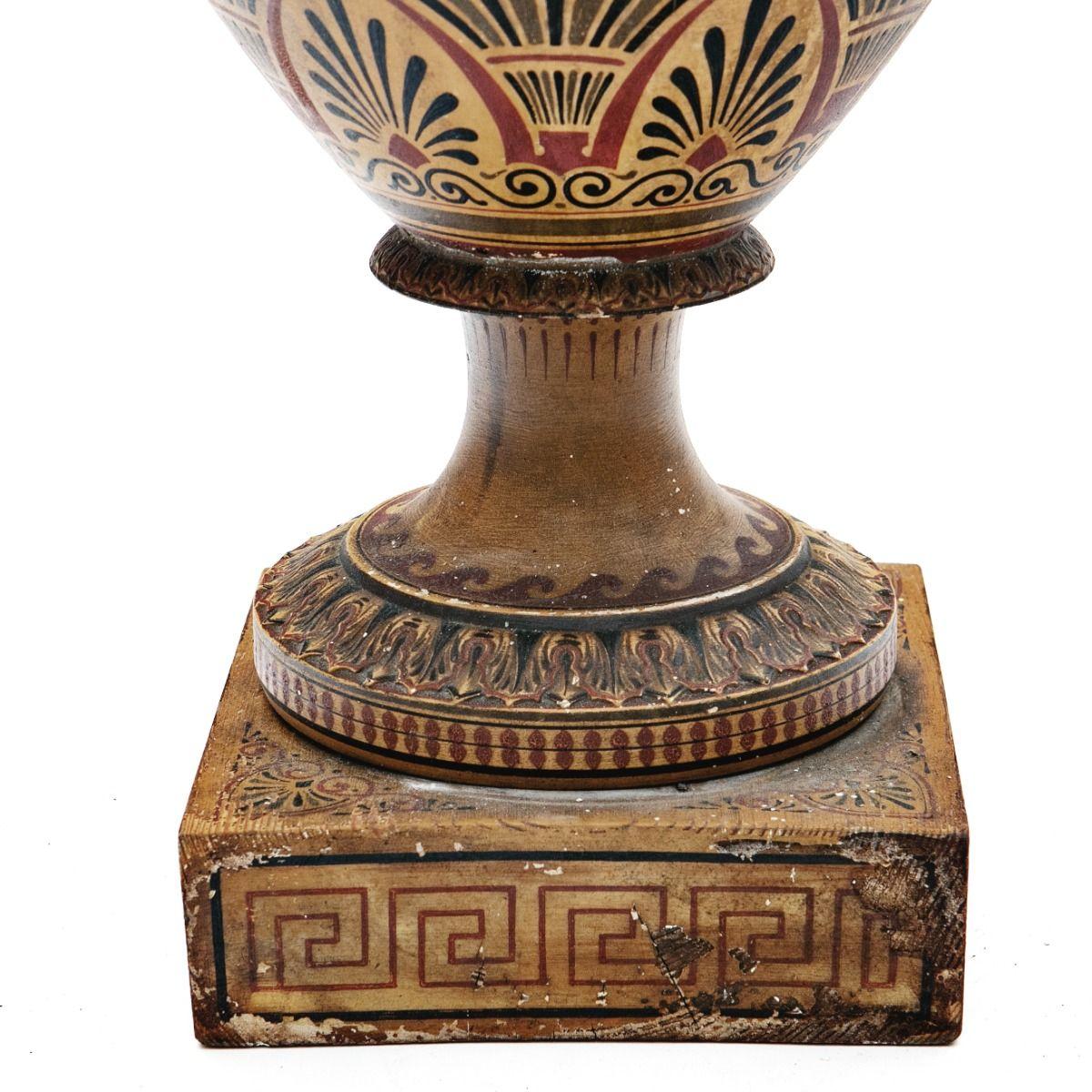 Large Italian Terra Cotta 'Grand Tour' Amphora c 1820 For Sale 3