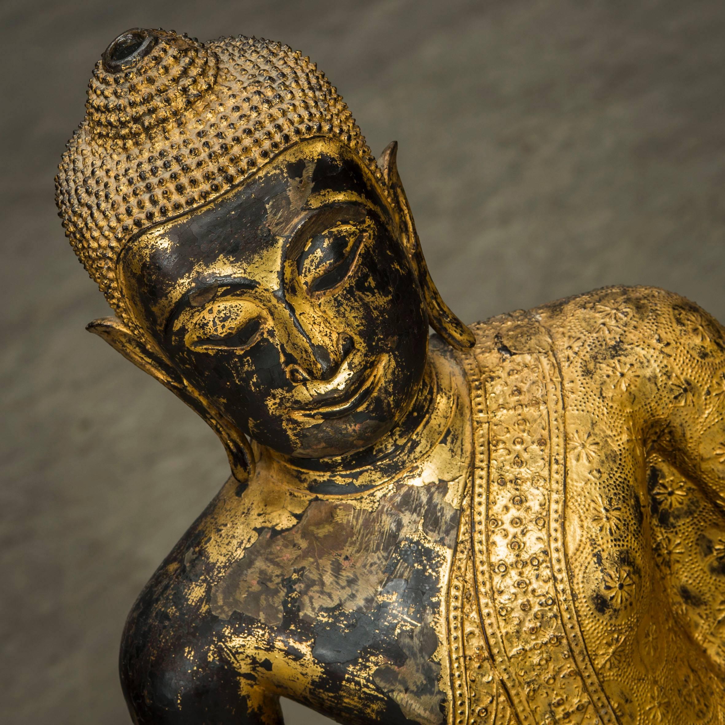 19th Century Bronze Buddha from Thailand, 1800-1830